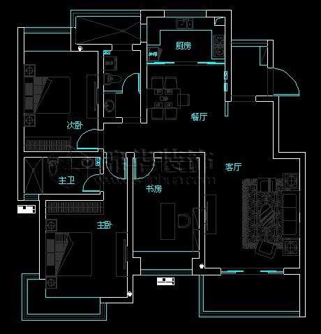 群盛北江豪庭 戶(hù)型